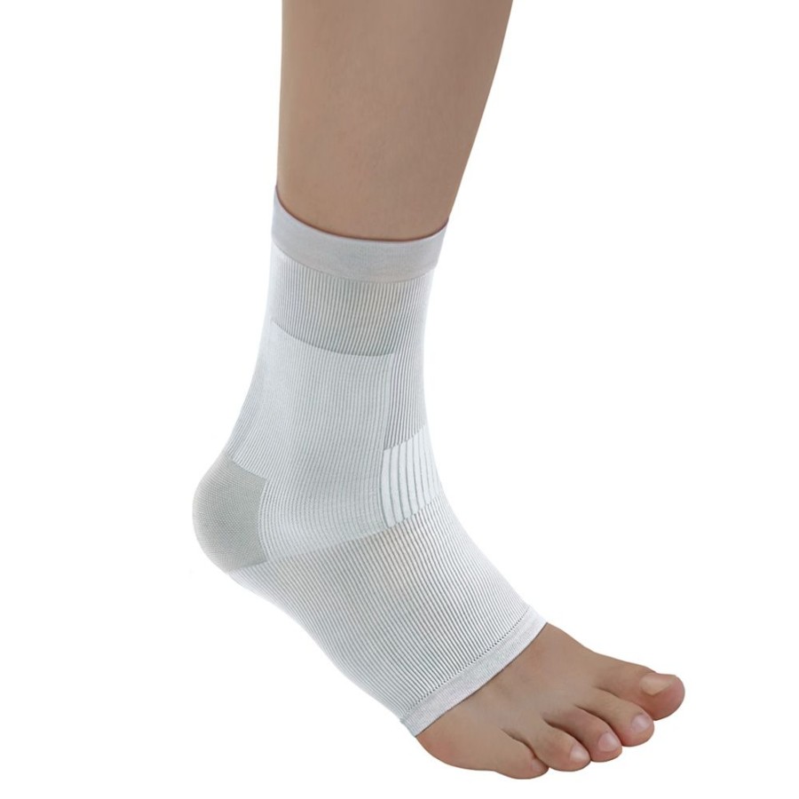 Solidea Orthopedic Supports | Graduated Compression Ankle Support With Silver Ion Silver Support Ankle