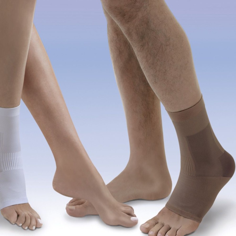 Solidea Orthopedic Supports | Graduated Compression Ankle Support With Silver Ion Silver Support Ankle