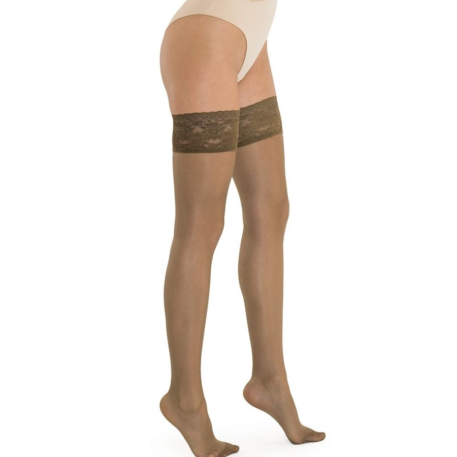 Solidea Preventive Stay-Ups (30-140 Den) | Graduated Compression Hold-Up Stockings Marilyn 30 Sheer