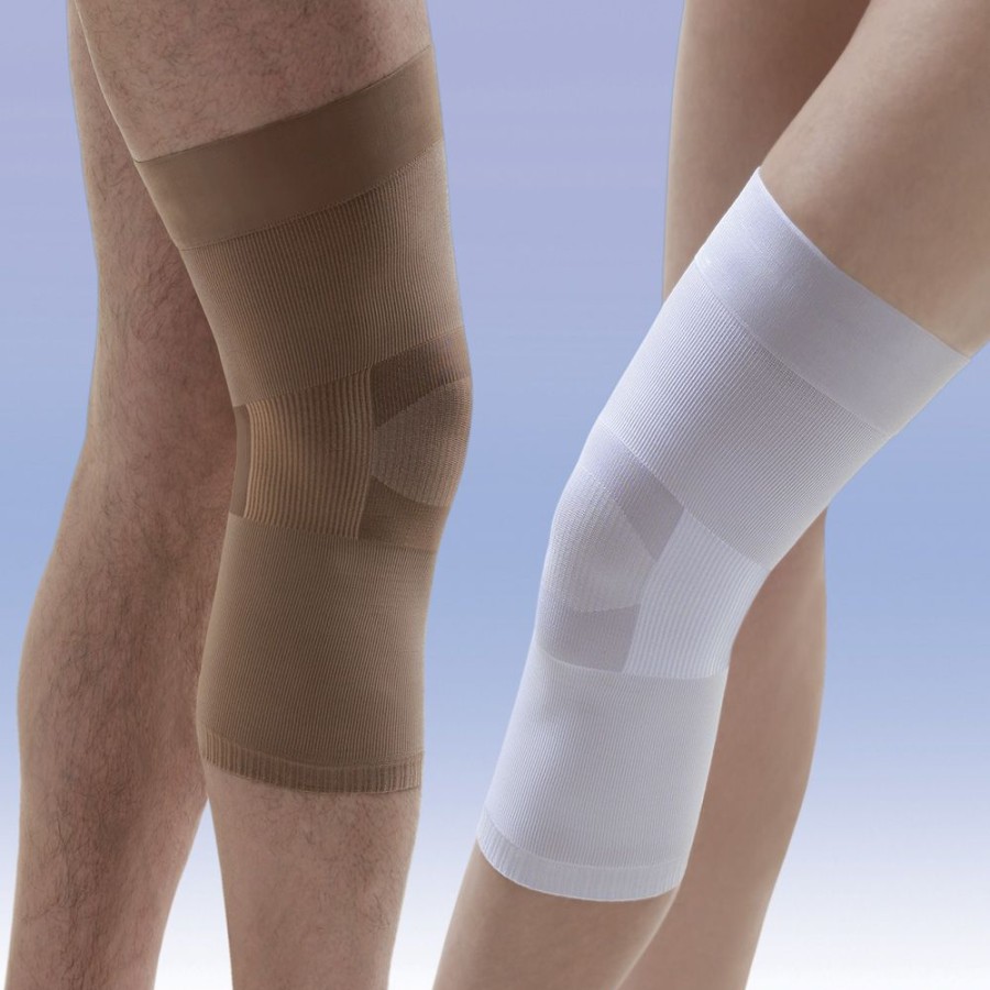 Solidea Orthopedic Supports | Graduated Compression Knee Support With Silver Ion Silver Support Knee