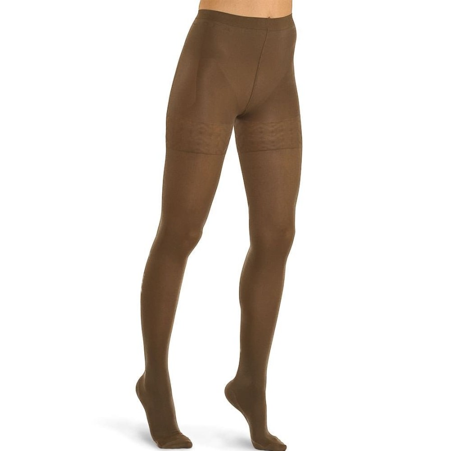Solidea Compression Tights (Ccl 1-2) | 2Nd Therapeutic Class Compression Pantyhose Wonder Model Ccl. 2 Plus Line Punta Chiusa
