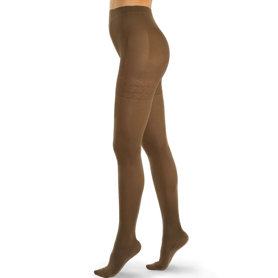 Solidea Compression Tights (Ccl 1-2) | 2Nd Therapeutic Class Compression Pantyhose Wonder Model Ccl. 2 Plus Line Punta Chiusa
