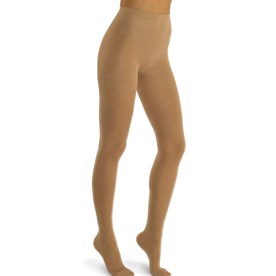 Solidea Compression Tights (Ccl 1-2) | 1St Therapeutic Class Compression Tights Wonder Model Ccl. 1 Plus Line Punta Chiusa