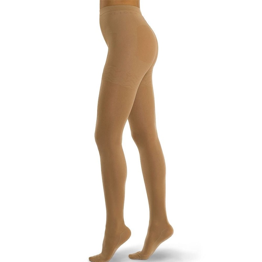 Solidea Compression Tights (Ccl 1-2) | 1St Therapeutic Class Compression Tights Wonder Model Ccl. 1 Plus Line Punta Chiusa