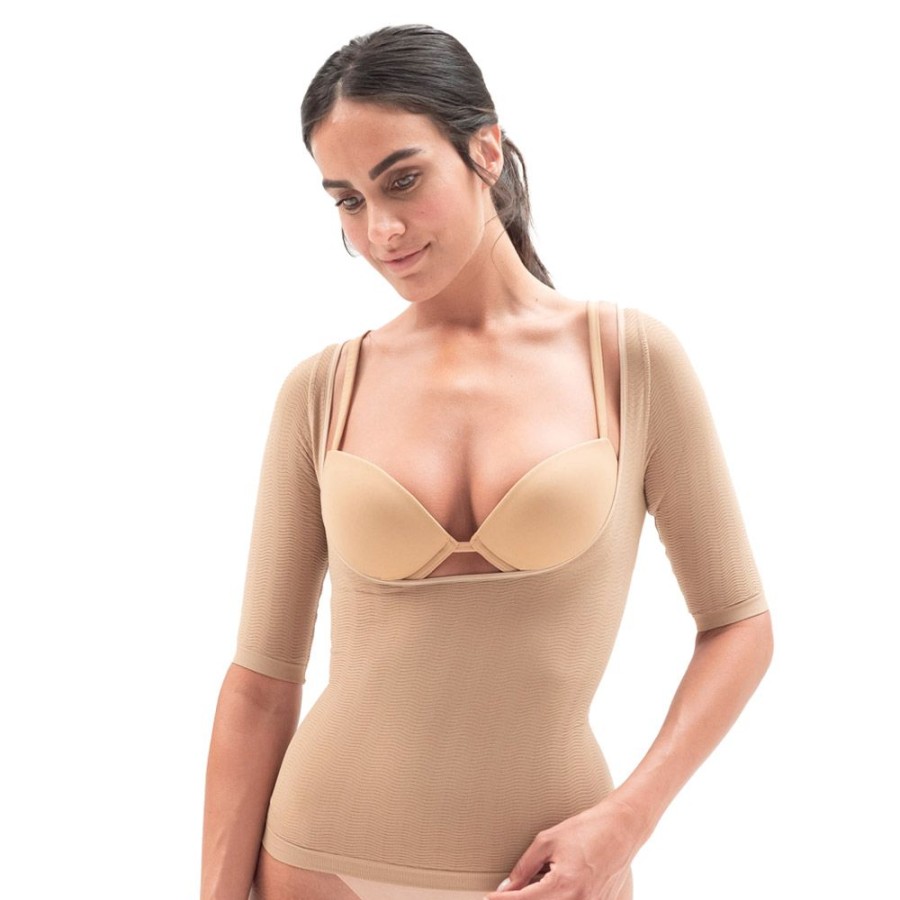 Solidea Abdomen And Arms | Micro-Massaging Top Silver Wave Top