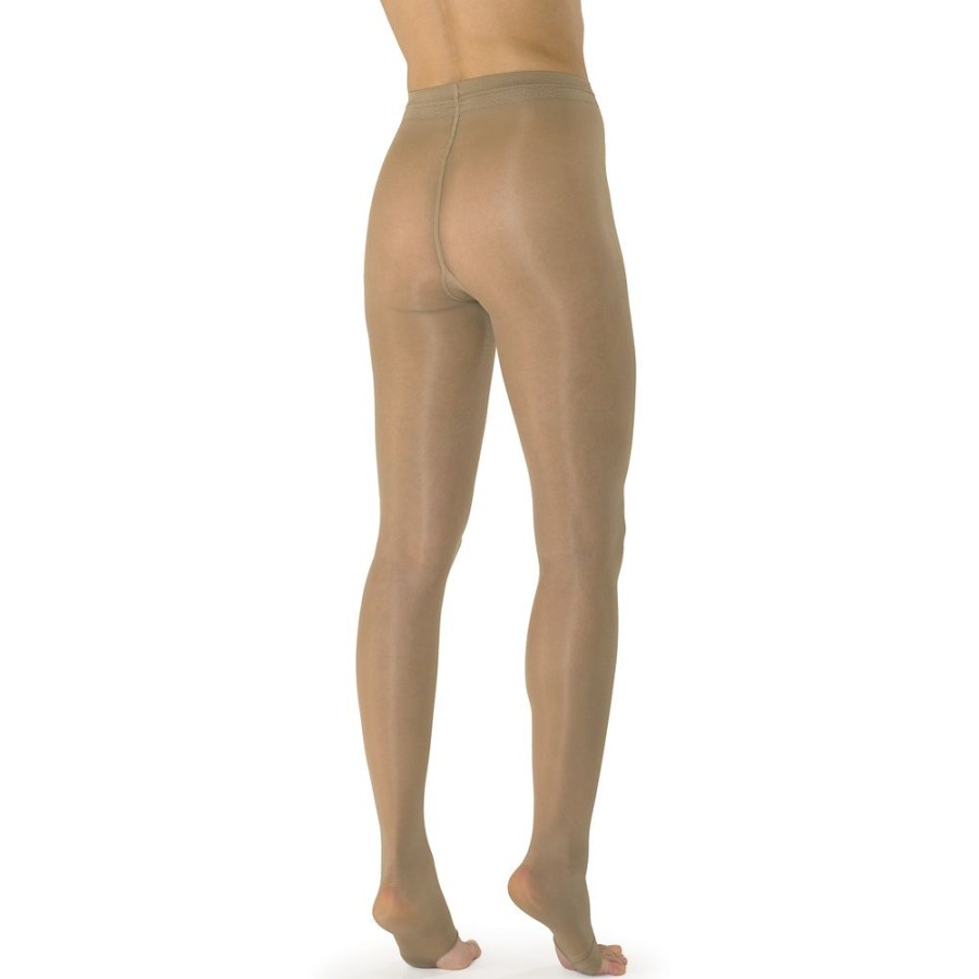Solidea Support Tights (30 - 140 Den) | Open Toe Compression Tights Venere 140 Open Toe