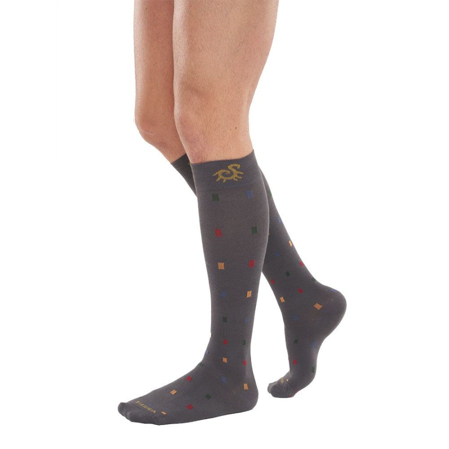 Solidea Knee Highs For Man | Socks For You Bamboo Square