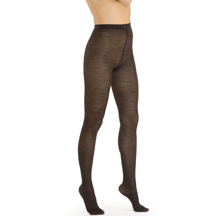 Solidea Support Tights (30 - 140 Den) | Graduated Compression Microfiber Tights Labyrinth 70