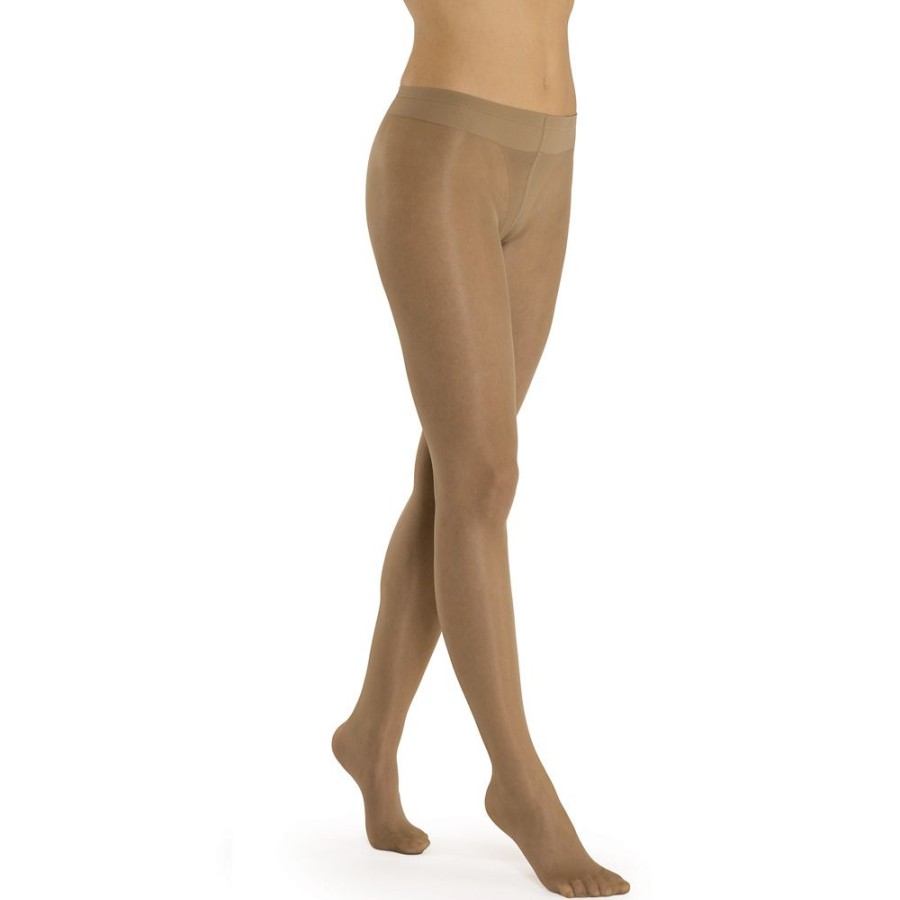 Solidea Support Tights (30 - 140 Den) | Graduated Compression Low Waist Pantyhose Vanity 70 Sheer