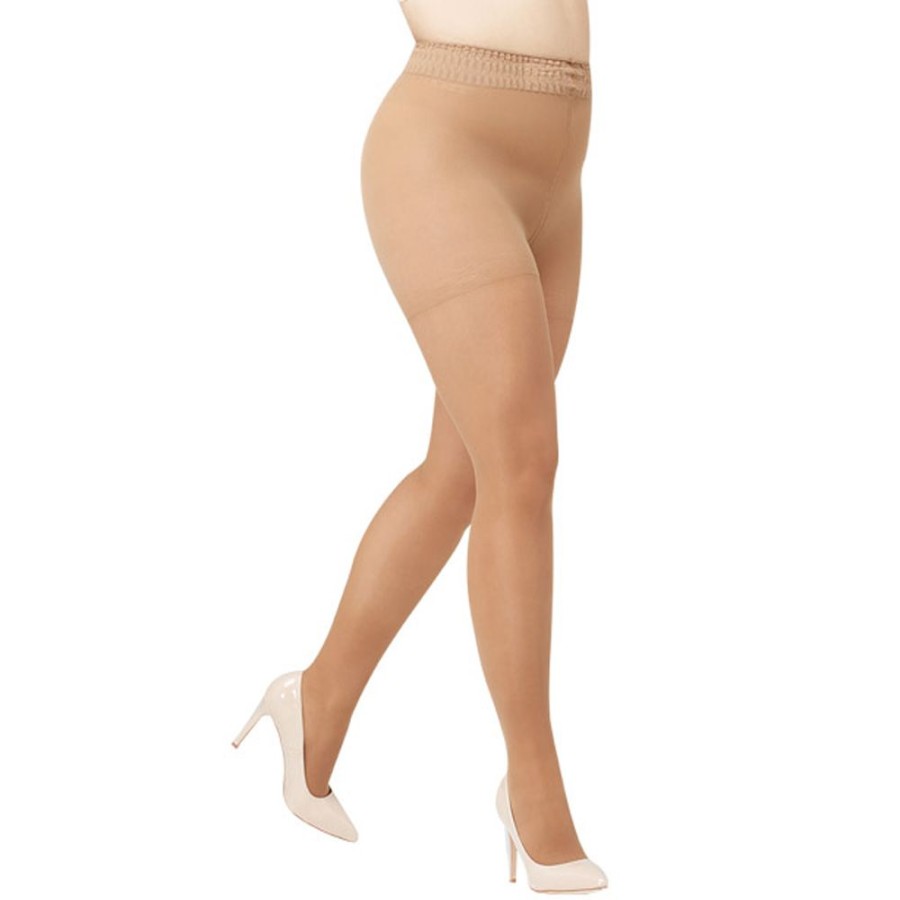 Solidea Support Tights (30 - 140 Den) | Plus Sizes Graduated Compression Tights Curvy 140 Den Sheer