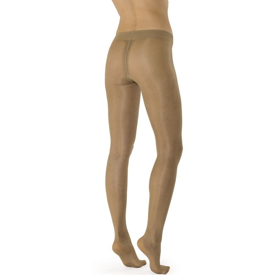 Solidea Support Tights (30 - 140 Den) | Graduated Compression Low Waist Pantyhose Vanity 30 Sheer